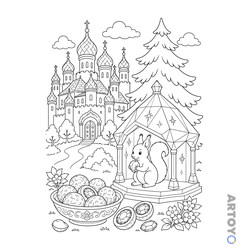 Сказки Пушкина — картинки для печати