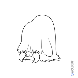 Раскраска Покемон Пайлосвайн #0221