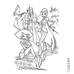 Раскраска Хитрый план Трикс — А4